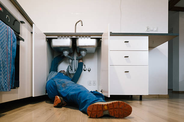 Professional Drain Cleaning technician working in Totowa, NJ